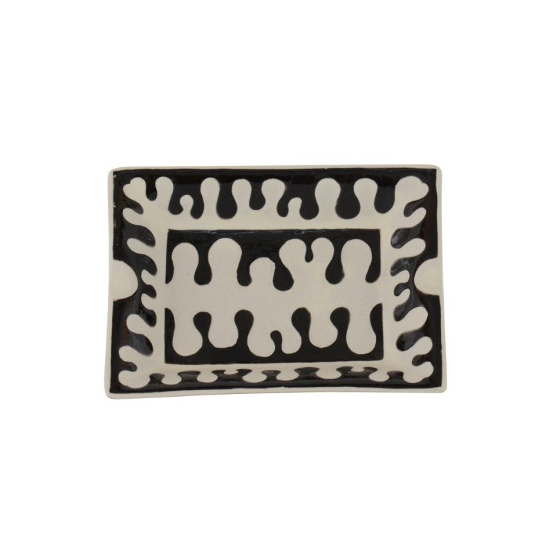 DECOR TRAY BLACK AND WHITE CAPRI 20